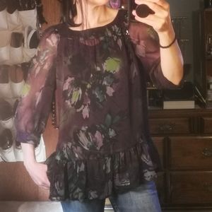 Apt 9 Sheer Floral Blouse!